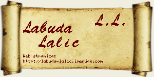 Labuda Lalić vizit kartica